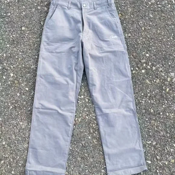 パンツ Corteiz Carpenter Trousers - Grey Corteiz-Carpenter-Work-Pant-